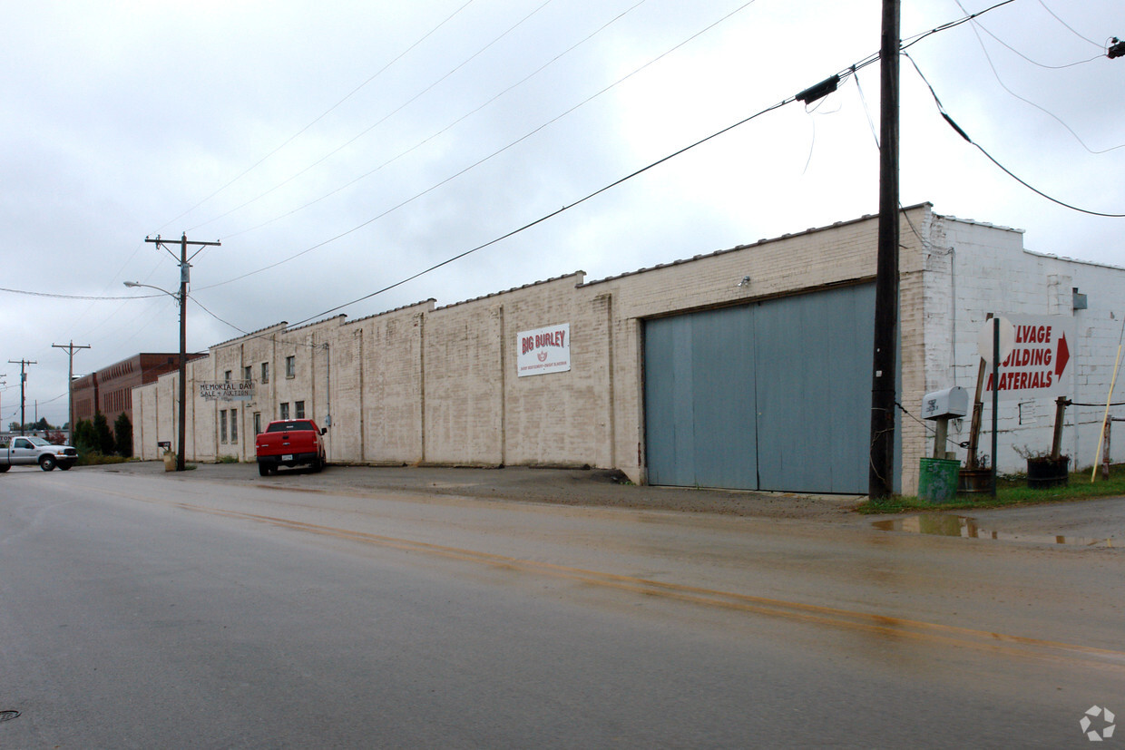 Warehouse building exterior on Angliana Ave