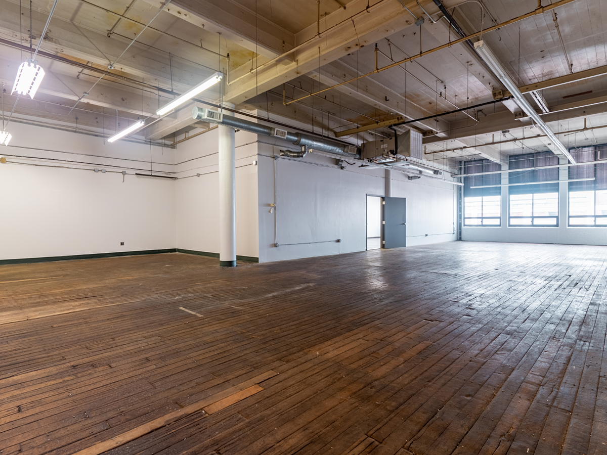 large open gallery space