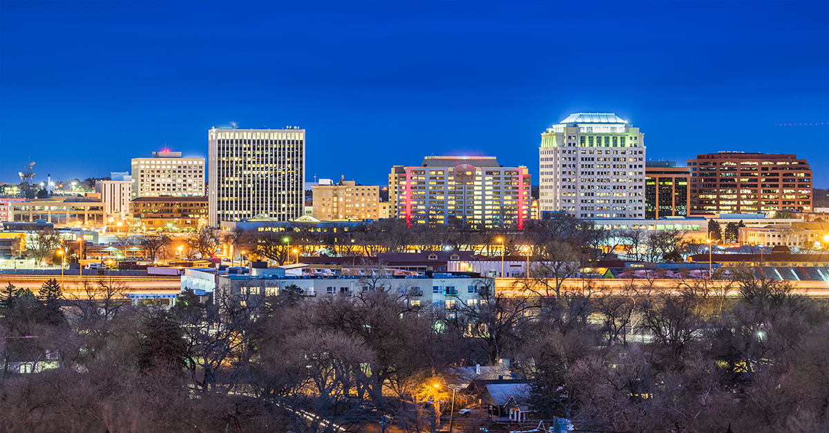 Colorado-Springs-Colorado-skyline-at-night