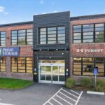 industrial style building with brick facade